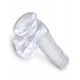 König Schwanz transparent Dildo 13,5 x 3,5cm