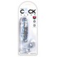 Gode Transparent King Cock CLEAR 13.5 x 3.5 cm