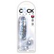 King Cock transparante dildo 13.5 x 3.5cm