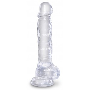 King Cock Gode Transparent King Cock CLEAR 18 x 4.7cm