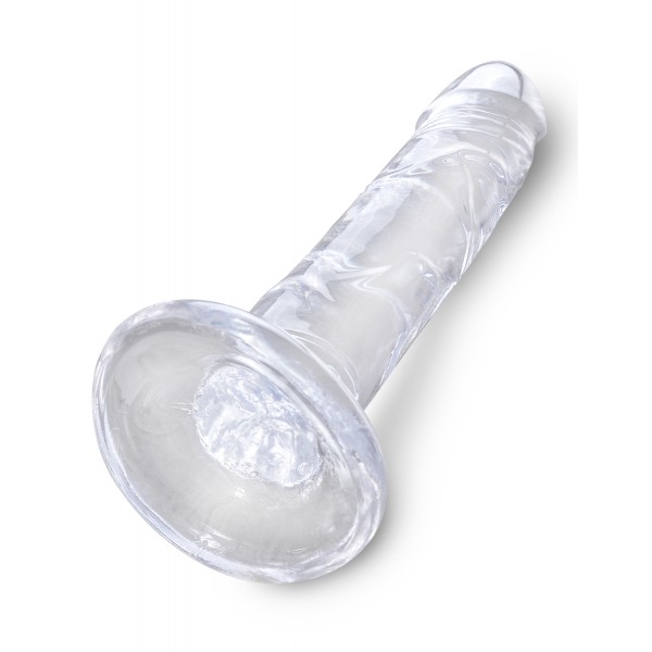 König Schwanz transparent Dildo 16 x 3,7cm