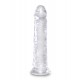 Dildo transparente King Cock 20 x 4,5cm