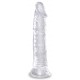 Dildo transparente King Cock 20 x 4,5cm