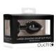 Plug Bijou Anal Cuore in silicone nero 7 x 3,5 cm