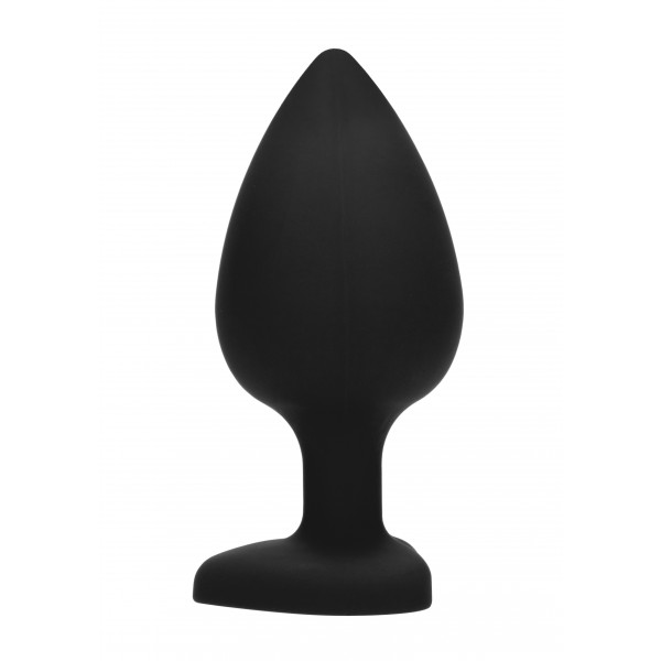 Plug Bijou Anaal Hart Zwart 8 x 4 cm